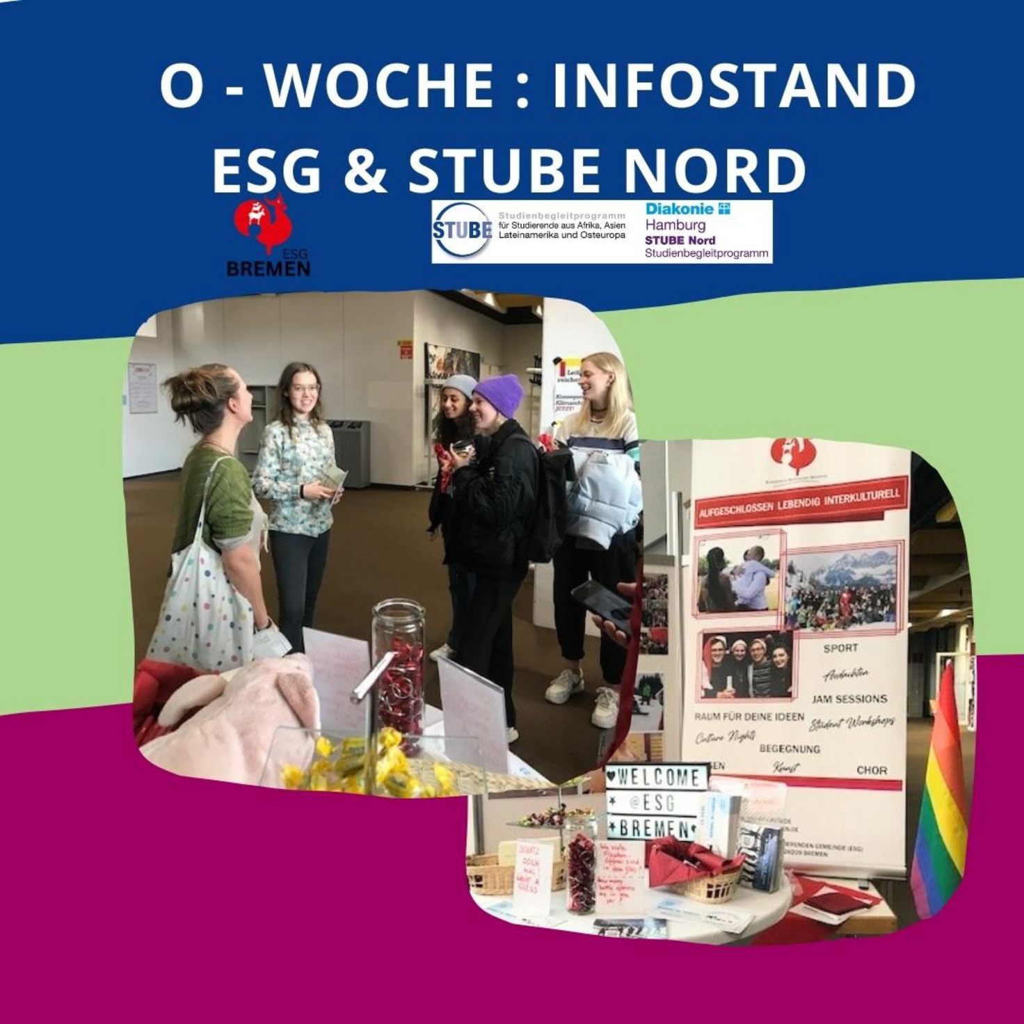 Infostand O-Woche : Welcome in Bremen